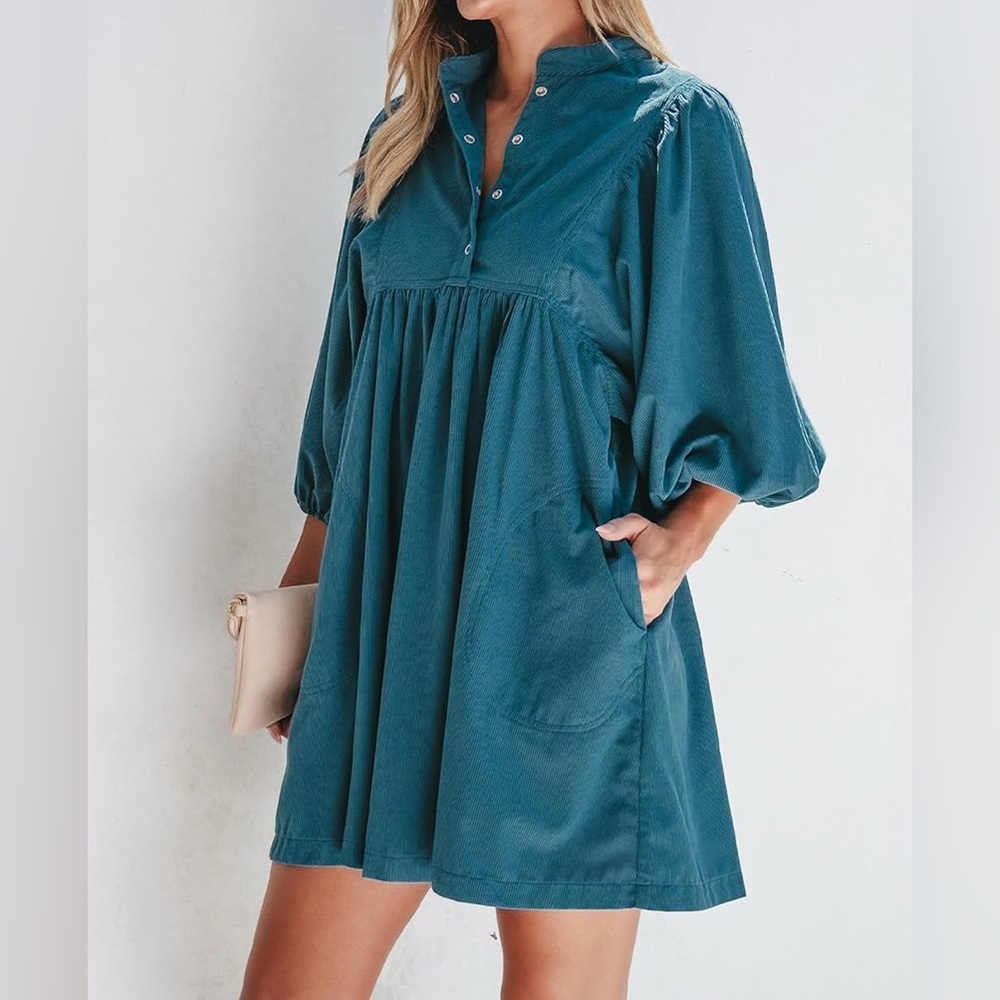 NWT Corduroy Dress - Picture 4 of 8